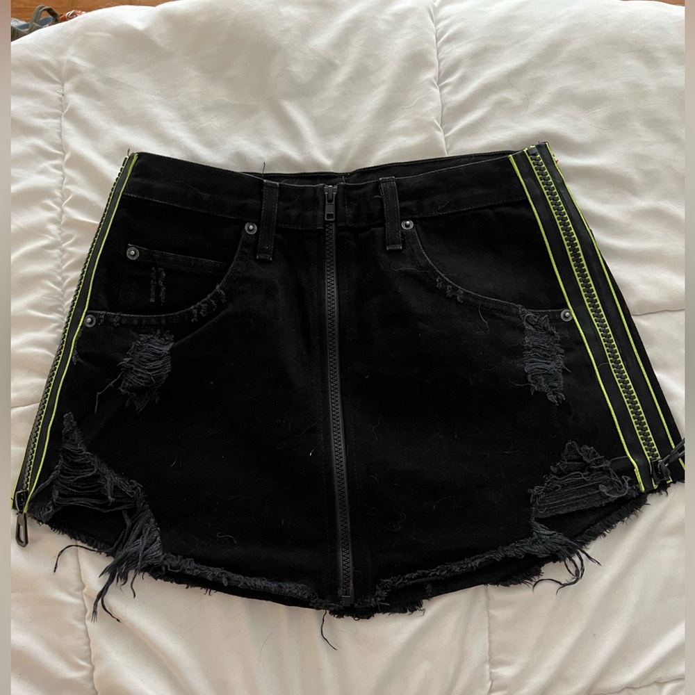 CARMAR Mini Denim Skirt